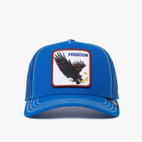 Goorin Bros Freedom Eagle Kartal Figürlü Unisex Mavi Şapka Goorin Bros Freedom Eagle Kartal Figürlü Unisex Mavi Şapka