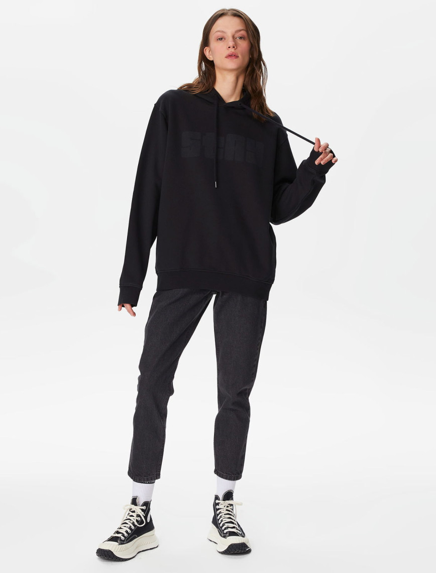 The Stay Line Etheral Unisex Siyah Hoodie The Stay Line Etheral Unisex Siyah Hoodie