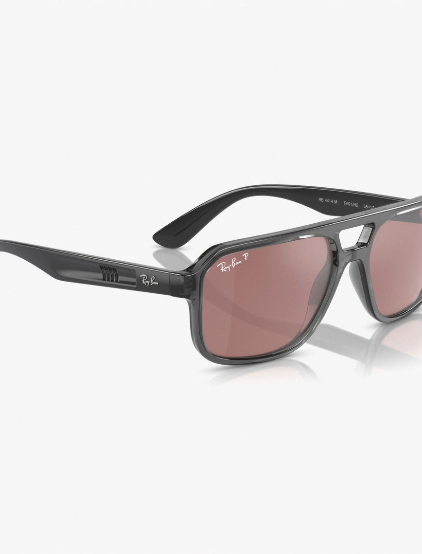 RAY-BAN 0RB4414M Nylon Unisex Gri Güneş Gözlüğü RAY-BAN 0RB4414M Nylon Unisex Gri Güneş Gözlüğü