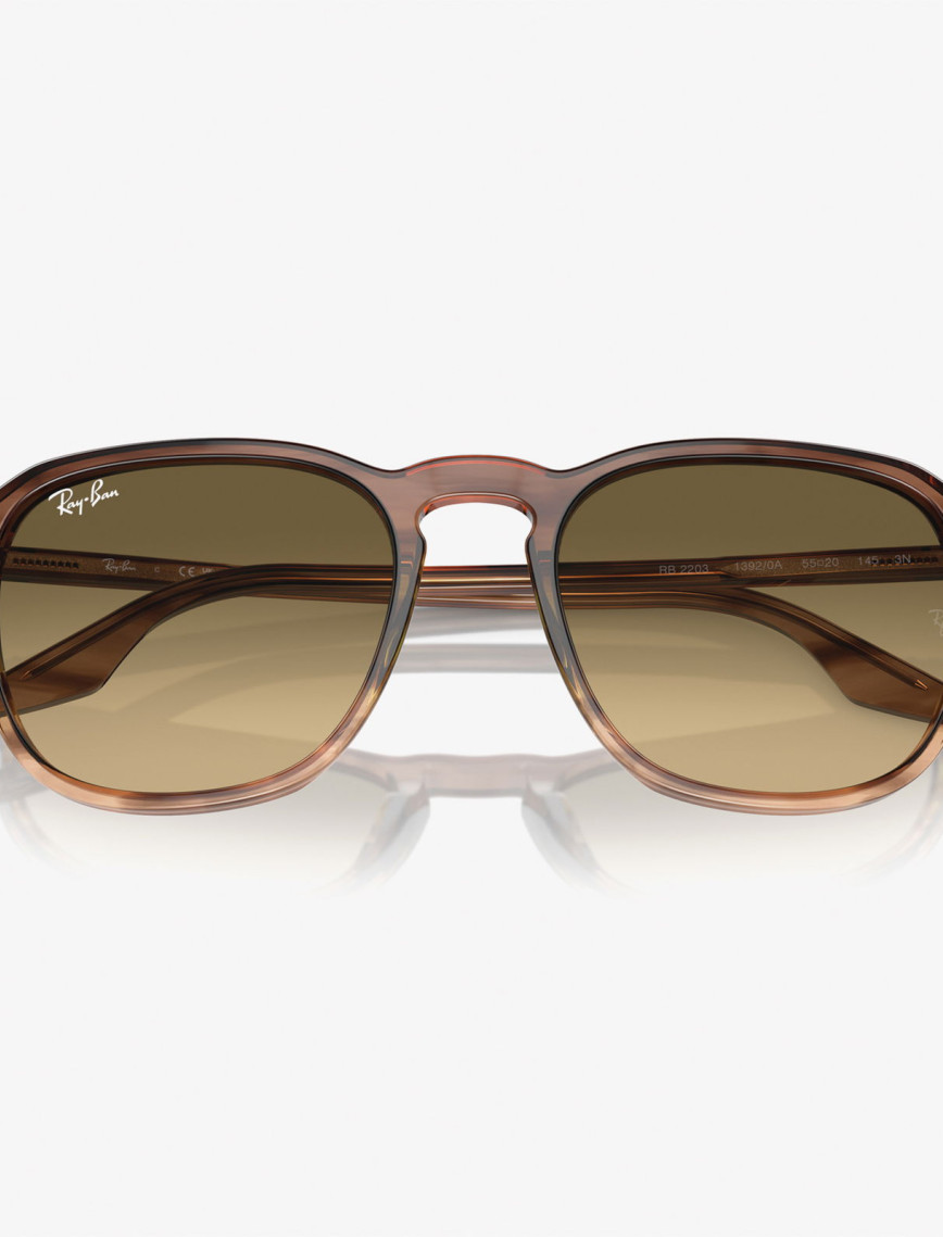 RAY-BAN 0RB2203 Acetate Unisex Kahverengi Güneş Gözlüğü RAY-BAN 0RB2203 Acetate Unisex Kahverengi Güneş Gözlüğü