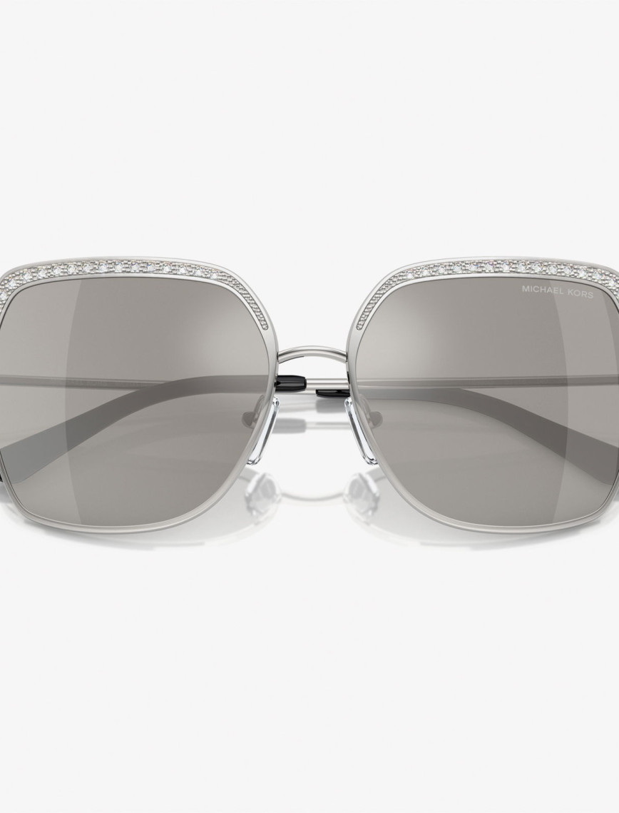 MICHAEL KORS 0MK1141 Metal Kadın Gümüş Rengi Güneş Gözlüğü MICHAEL KORS 0MK1141 Metal Kadın Gümüş Rengi Güneş Gözlüğü