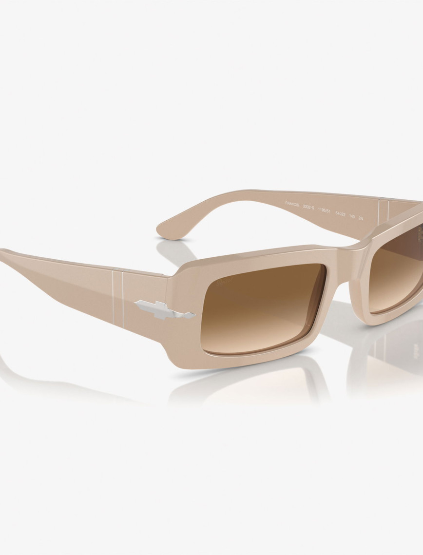 PERSOL 0PO3332S Acetate Unisex Bej Güneş Gözlüğü PERSOL 0PO3332S Acetate Unisex Bej Güneş Gözlüğü