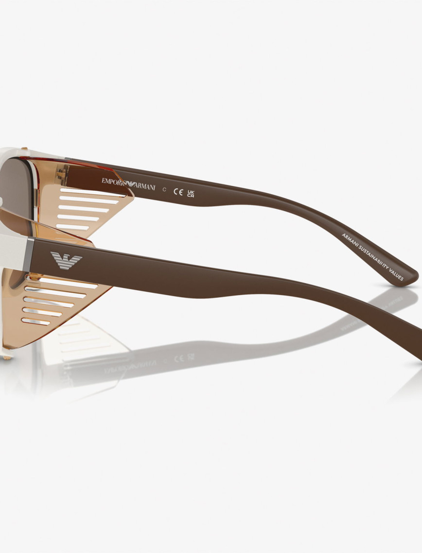 EMPORIO ARMANI 0EA4216U Injected Erkek Beyaz Güneş Gözlüğü EMPORIO ARMANI 0EA4216U Injected Erkek Beyaz Güneş Gözlüğü