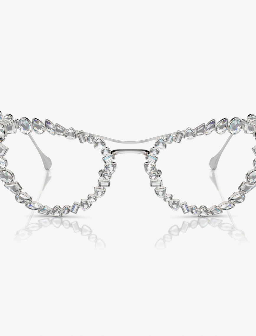 Swarovski 0SK7011 Metal Kadın Gümüş Rengi Güneş Gözlüğü