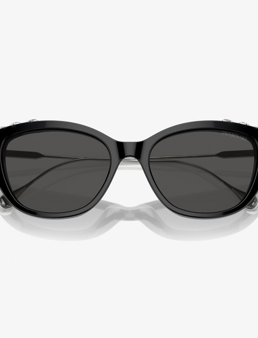Swarovski 0SK6010 Acetate Kadın Siyah Güneş Gözlüğü Swarovski 0SK6010 Acetate Kadın Siyah Güneş Gözlüğü