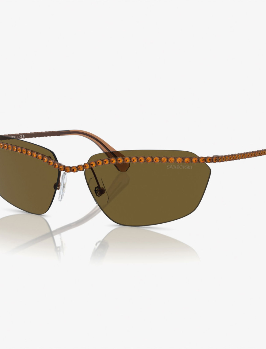 Swarovski 0SK7001 Metal Kadın Kahverengi Güneş Gözlüğü Swarovski 0SK7001 Metal Kadın Kahverengi Güneş Gözlüğü