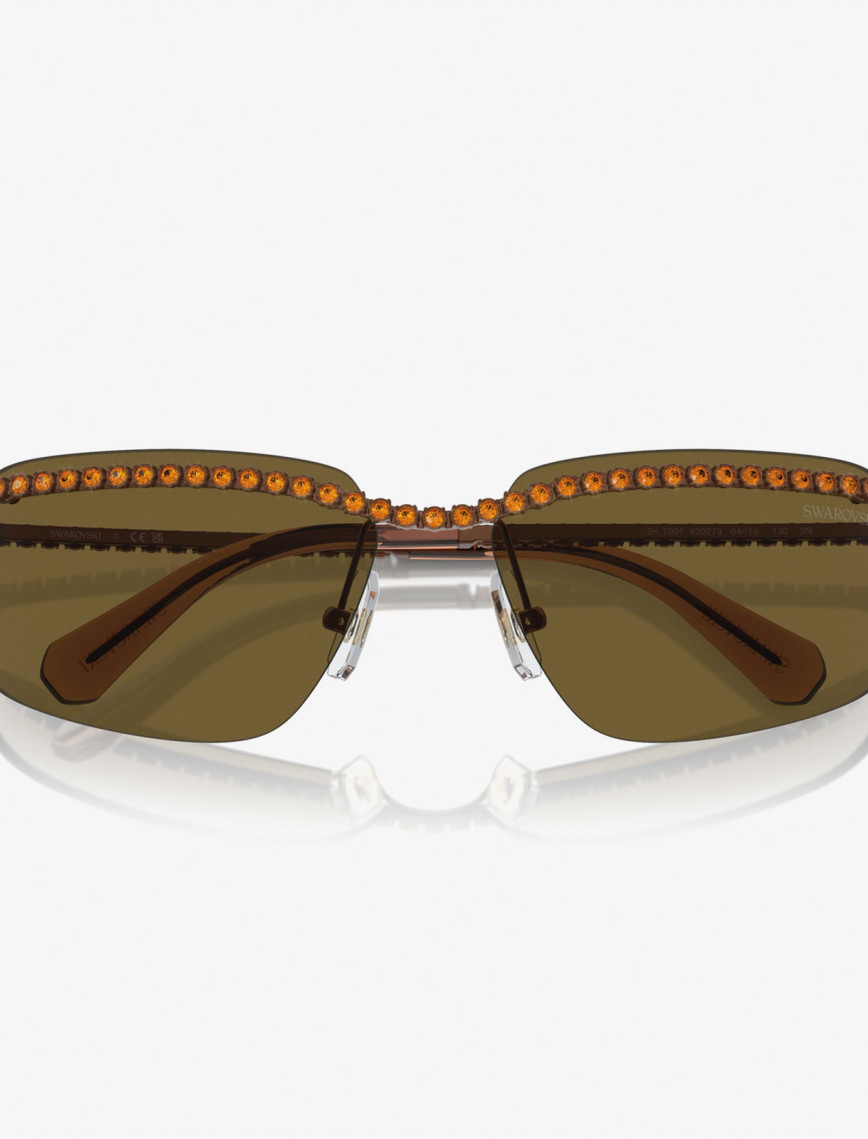 Swarovski 0SK7001 Metal Kadın Kahverengi Güneş Gözlüğü Swarovski 0SK7001 Metal Kadın Kahverengi Güneş Gözlüğü