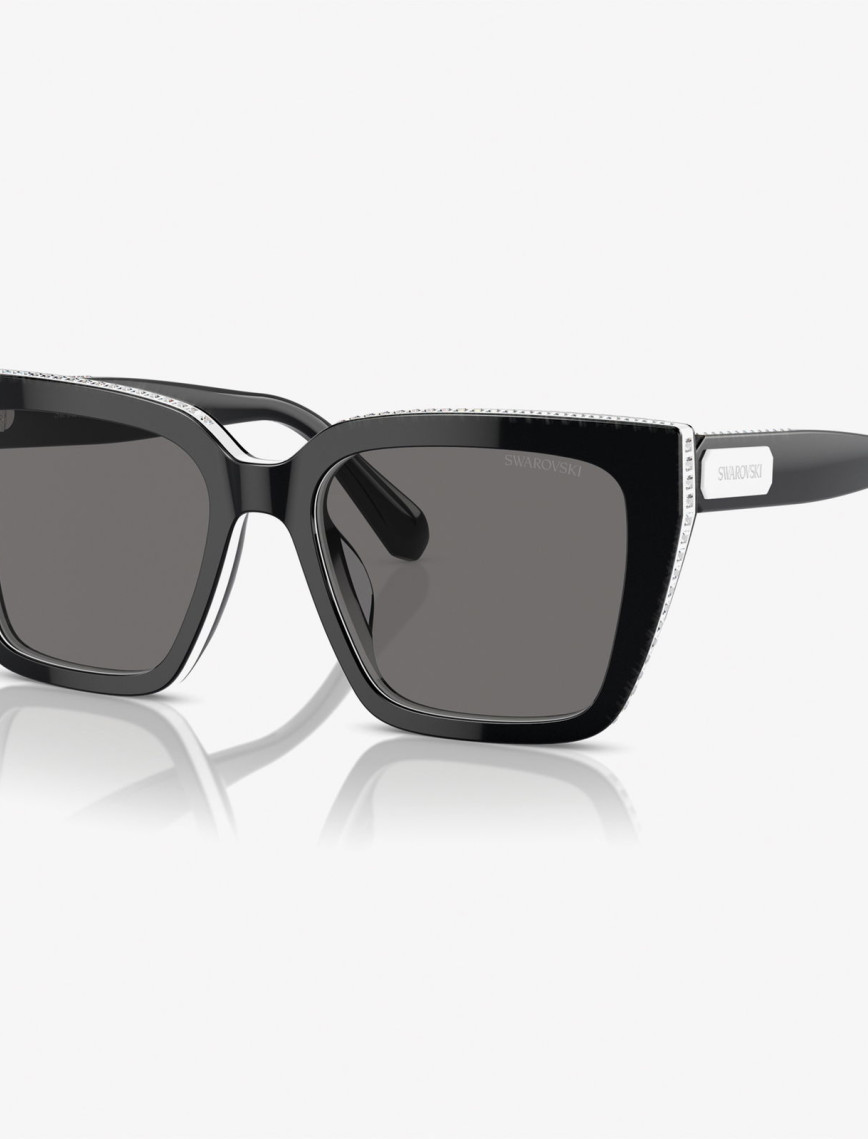 Swarovski 0SK6013 Acetate Kadın Siyah Güneş Gözlüğü Swarovski 0SK6013 Acetate Kadın Siyah Güneş Gözlüğü