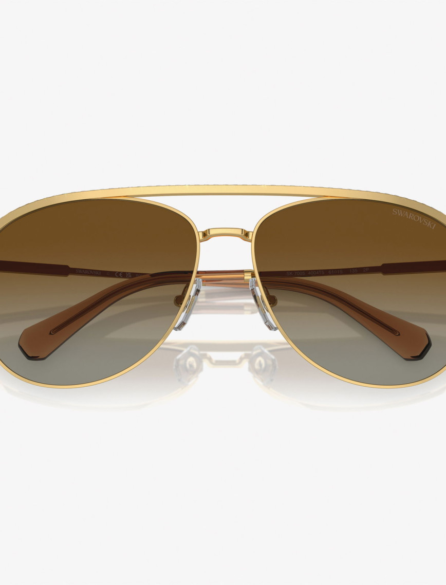 Swarovski 0SK7005 Metal Kadın Altın Rengi Güneş Gözlüğü Swarovski 0SK7005 Metal Kadın Altın Rengi Güneş Gözlüğü
