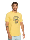 Quiksilver Qsrockinskull Erkek Sarı Tişört