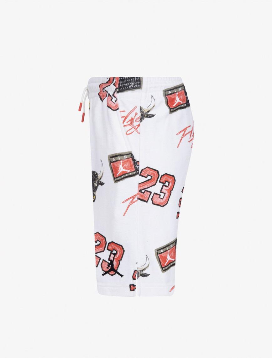 Jordan Essentials All-Over Printed Çocuk Beyaz Şort