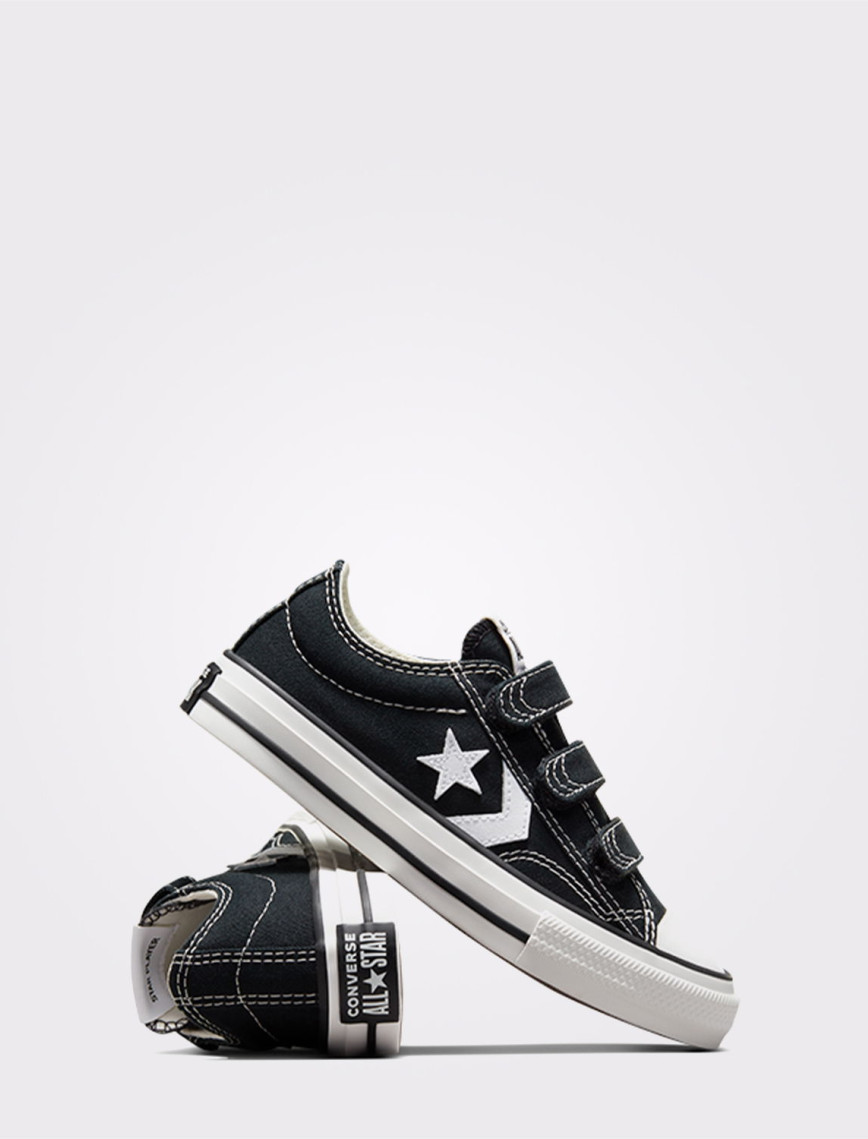 Converse Star Player 76 Easy-On Çocuk Siyah Sneaker Converse Star Player 76 Easy-On Çocuk Siyah Sneaker