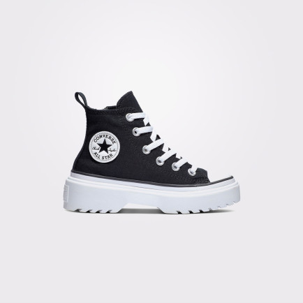 Converse Chuck Taylor All Star Lugged Lift Çocuk Siyah Platform Sneaker