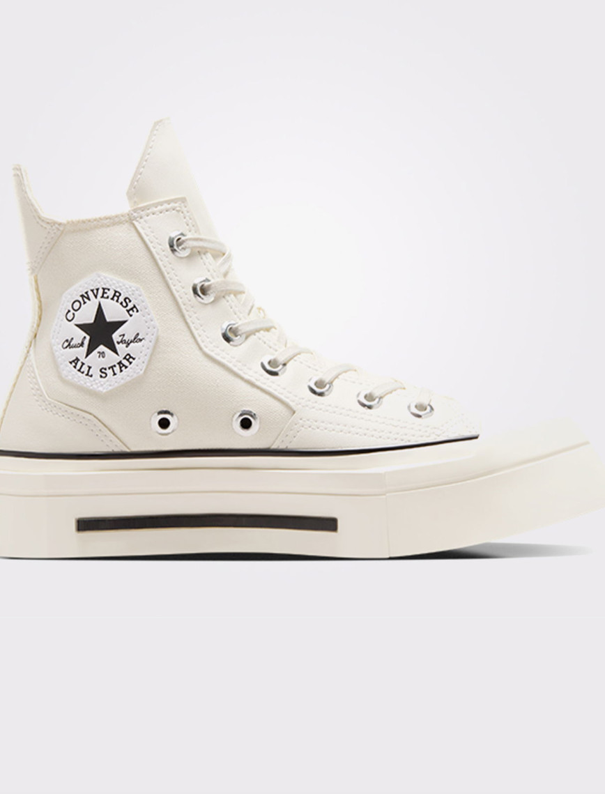 Converse Chuck 70 De Luxe Squared Unisex Krem Platform Sneaker Converse Chuck 70 De Luxe Squared Unisex Krem Platform Sneaker