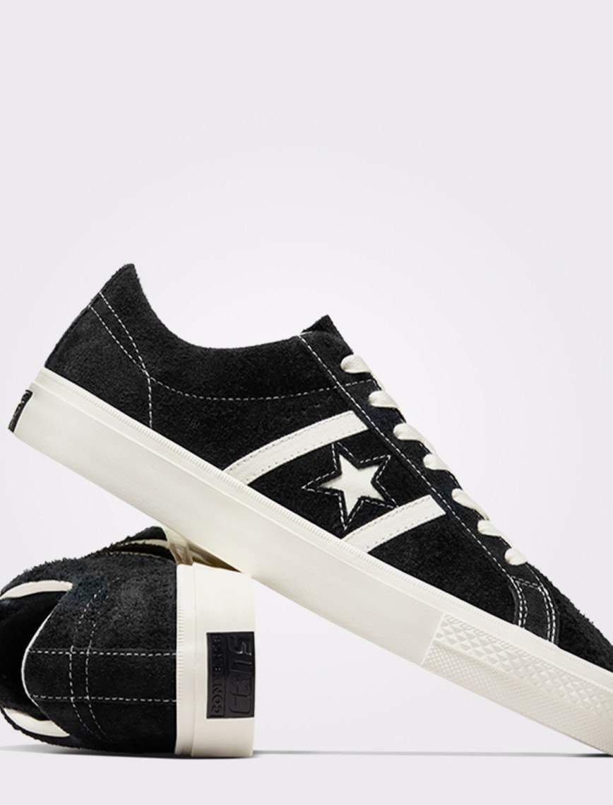 Converse One Star Academy Pro Suede Unisex Siyah Sneaker Converse One Star Academy Pro Suede Unisex Siyah Sneaker