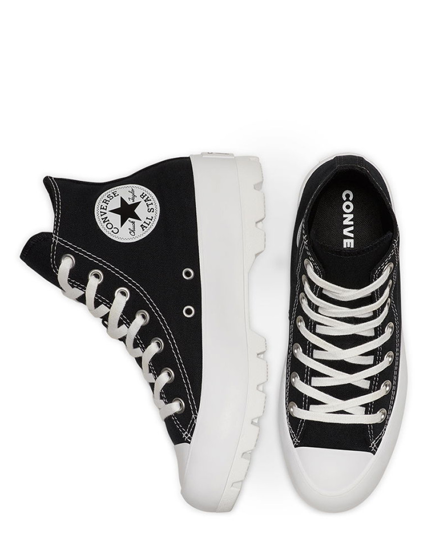 Converse Chuck Taylor All Star Lugged Hi Kadın Platform Siyah Sneaker Converse Chuck Taylor All Star Lugged Hi Kadın Platform Siyah Sneaker