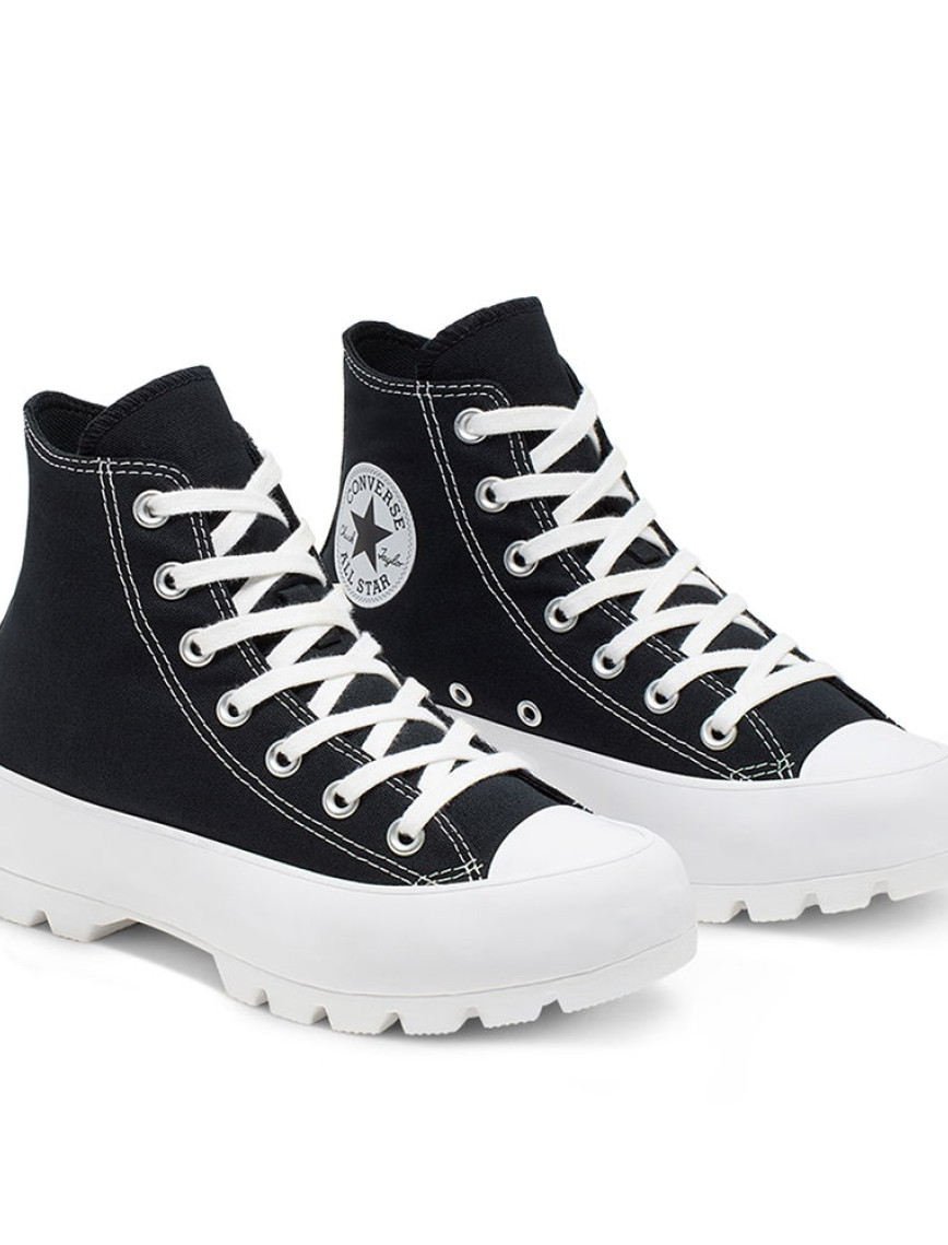 Converse Chuck Taylor All Star Lugged Hi Kadın Platform Siyah Sneaker Converse Chuck Taylor All Star Lugged Hi Kadın Platform Siyah Sneaker
