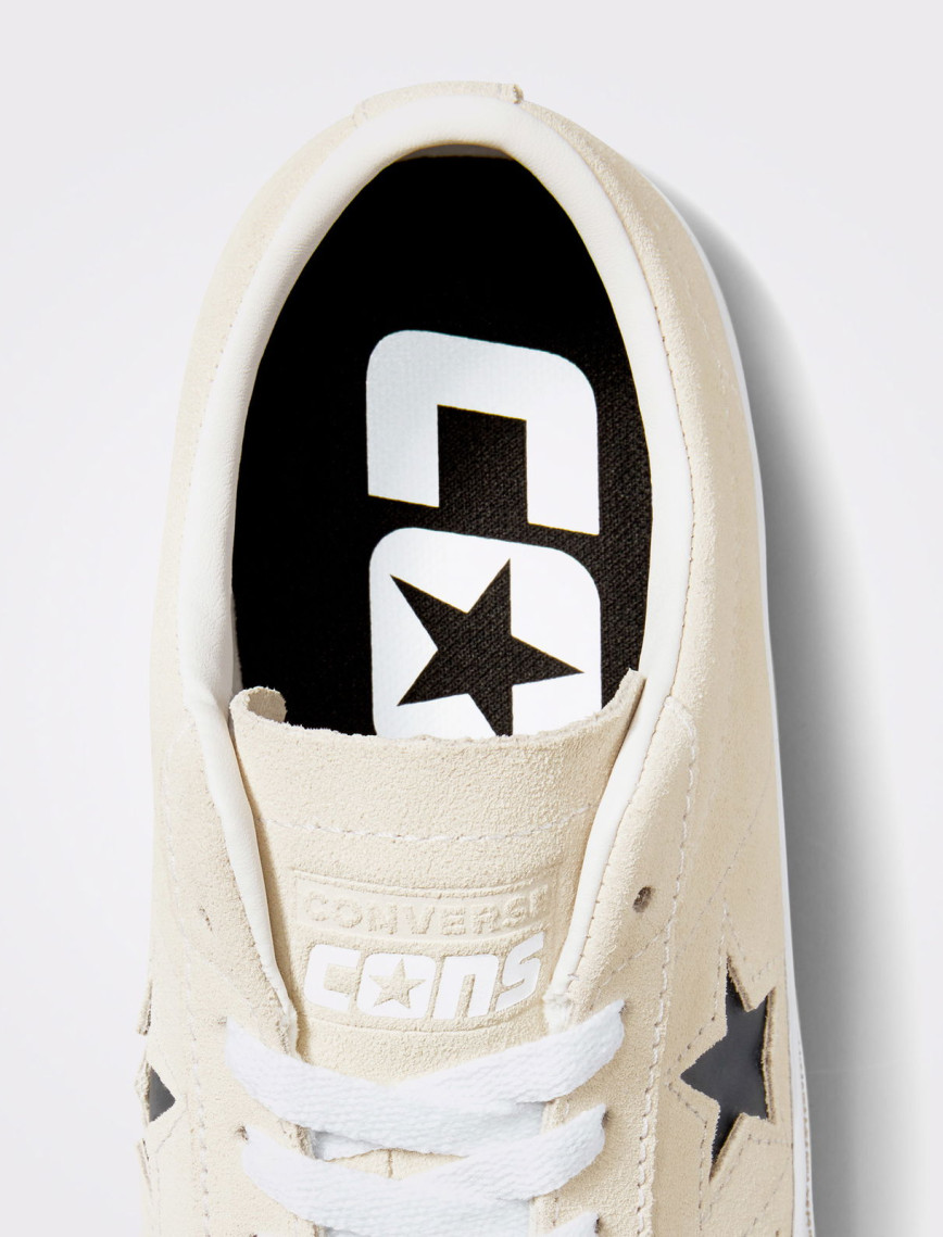 Converse Cons One Star Pro Unisex Krem Süet Sneaker Converse Cons One Star Pro Unisex Krem Süet Sneaker