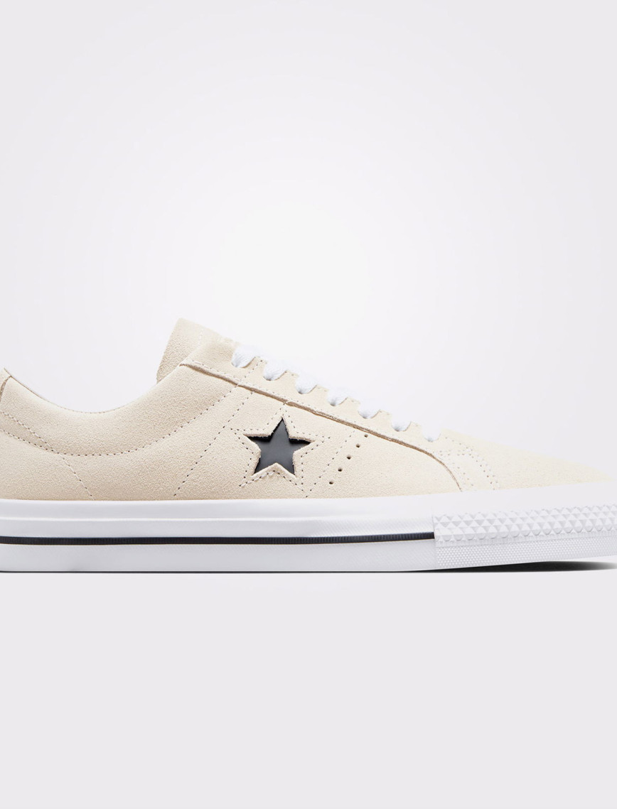 Converse Cons One Star Pro Unisex Krem Süet Sneaker Converse Cons One Star Pro Unisex Krem Süet Sneaker