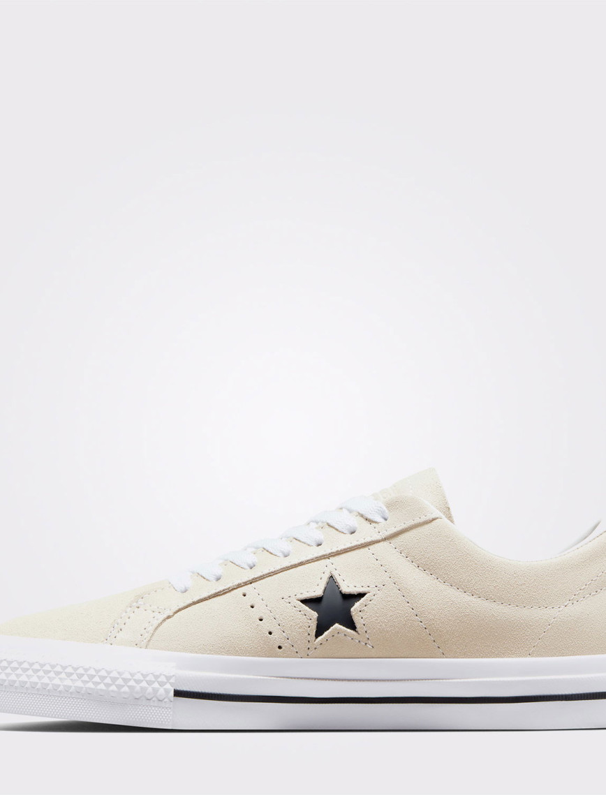 Converse Cons One Star Pro Unisex Krem Süet Sneaker Converse Cons One Star Pro Unisex Krem Süet Sneaker