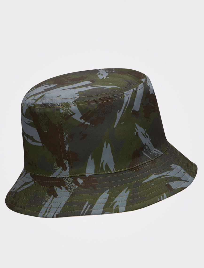 Converse Desenli Unisex Kahverengi Çift Taraflı Şapka Converse Desenli Unisex Kahverengi Çift Taraflı Şapka