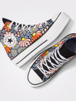 Converse Chuck Taylor All Star Lift Platform Floral Kadın Siyah Sneaker Converse Chuck Taylor All Star Lift Platform Floral Kadın Siyah Sneaker