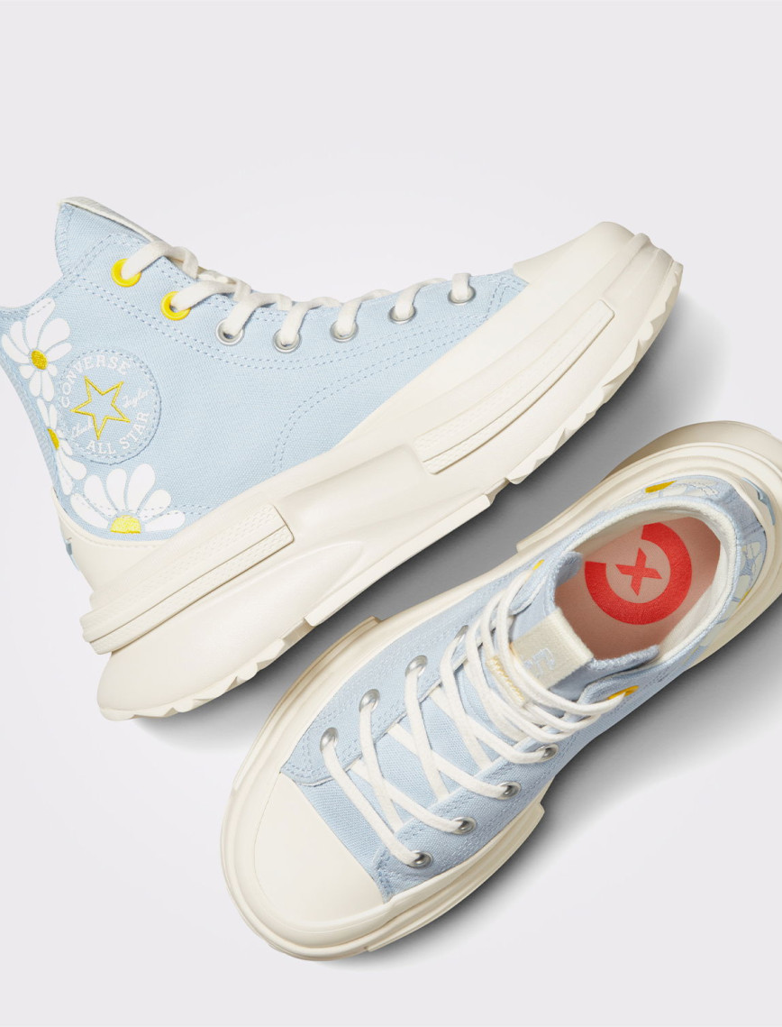 Converse Run Star Legacy Cx Platform Floral Kadın Gri Sneaker Converse Run Star Legacy Cx Platform Floral Kadın Gri Sneaker