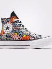 Converse Chuck Taylor All Star Lift Platform Floral Kadın Siyah Sneaker Converse Chuck Taylor All Star Lift Platform Floral Kadın Siyah Sneaker