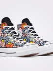 Converse Chuck Taylor All Star Lift Platform Floral Kadın Siyah Sneaker Converse Chuck Taylor All Star Lift Platform Floral Kadın Siyah Sneaker