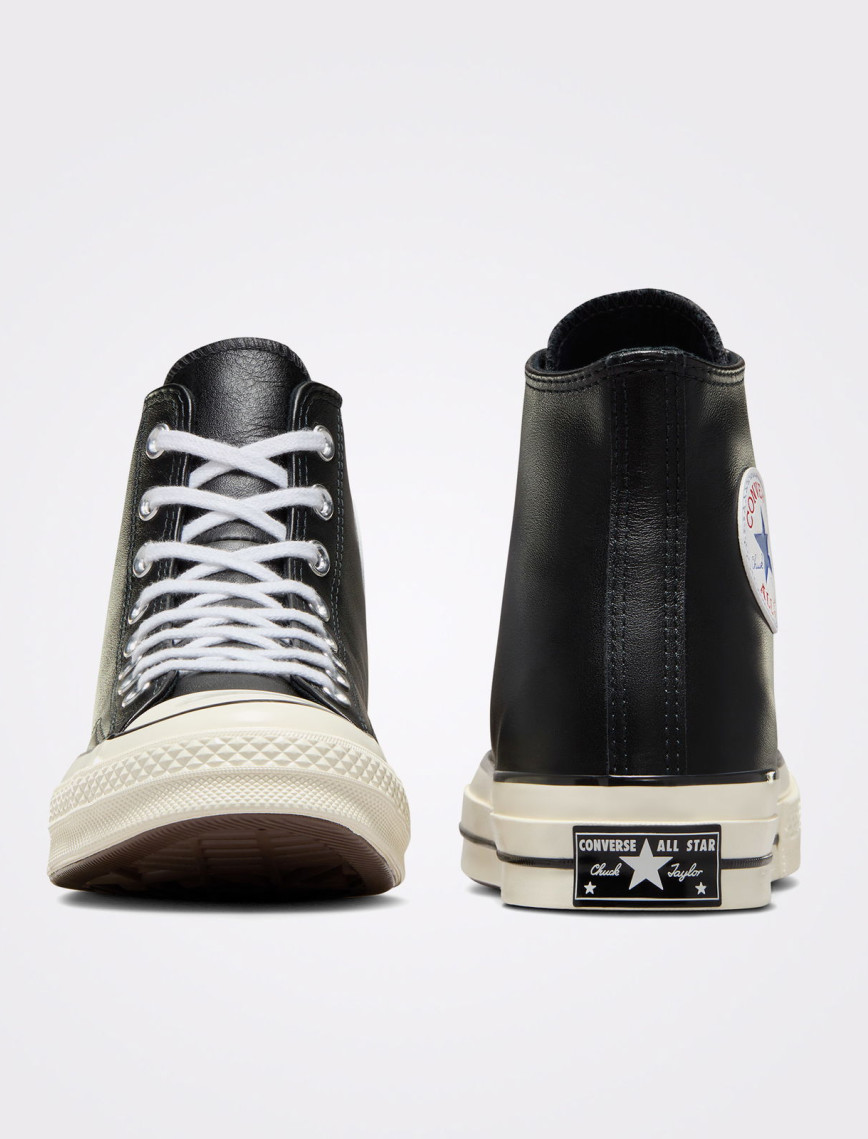 Converse Chuck 70 Unisex Siyah Deri Sneaker Converse Chuck 70 Unisex Siyah Deri Sneaker