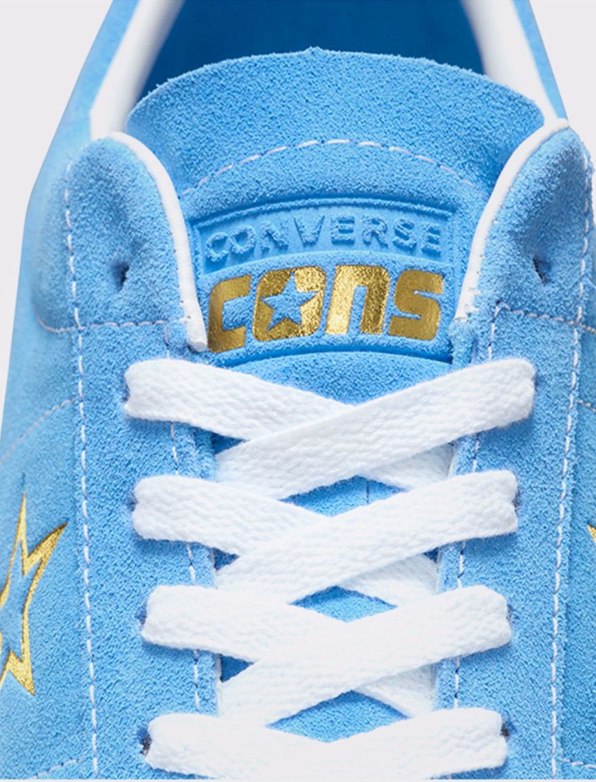 Converse Cons One Star Pro Unisex Mavi Süet Sneaker Converse Cons One Star Pro Unisex Mavi Süet Sneaker