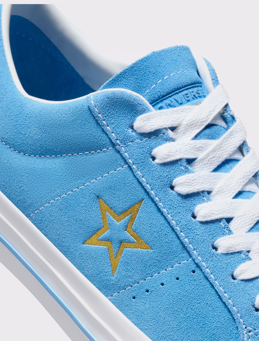 Converse Cons One Star Pro Unisex Mavi Süet Sneaker Converse Cons One Star Pro Unisex Mavi Süet Sneaker