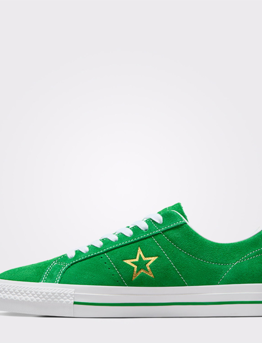 Converse Cons One Star Pro Suede Unisex Yeşil Sneaker Converse Cons One Star Pro Suede Unisex Yeşil Sneaker