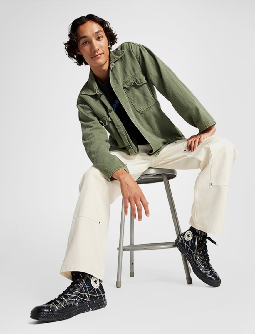 Converse Chuck 70 Paint Splatter Unisex Siyah Sneaker Converse Chuck 70 Paint Splatter Unisex Siyah Sneaker