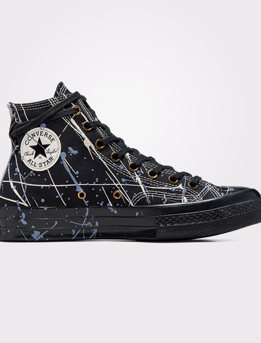 Converse Chuck 70 Paint Splatter Unisex Siyah Sneaker Converse Chuck 70 Paint Splatter Unisex Siyah Sneaker
