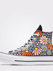 Converse Chuck Taylor All Star Lift Platform Floral Kadın Siyah Sneaker Converse Chuck Taylor All Star Lift Platform Floral Kadın Siyah Sneaker