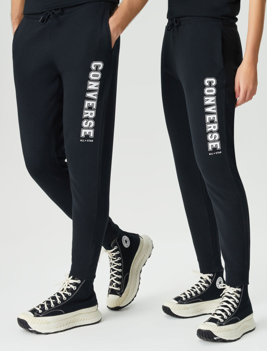 Converse Standard Fit All Star Single Screen Print Unisex Siyah Pantolon Converse Standard Fit All Star Single Screen Print Unisex Siyah Pantolon