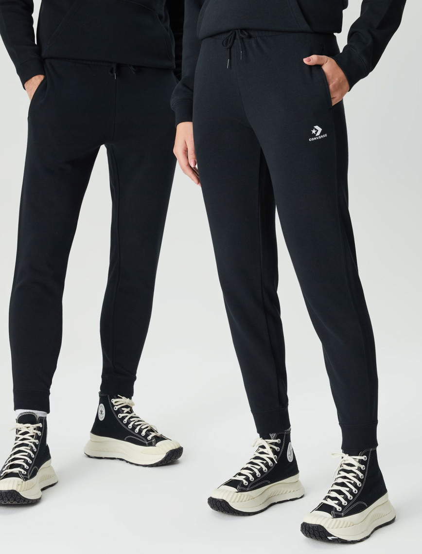 Converse Go-To Unisex Siyah Eşofman Altı Converse Go-To Unisex Siyah Eşofman Altı