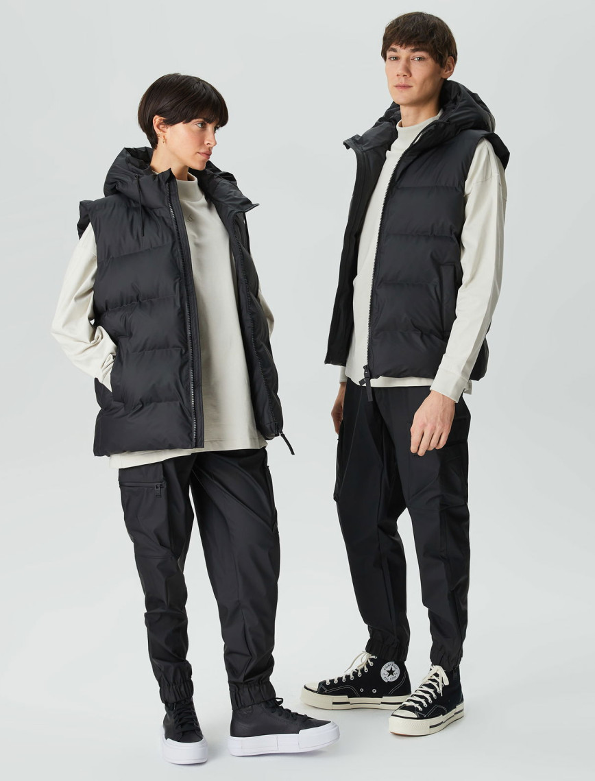 Rains Alta Puffer Unisex Siyah Yelek Rains Alta Puffer Unisex Siyah Yelek