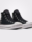 Converse Chuck Taylor All Star Lift Chrome Kadın Siyah Platform Sneaker Converse Chuck Taylor All Star Lift Chrome Kadın Siyah Platform Sneaker