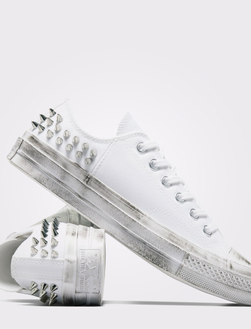 Converse Chuck 70 Studded Kadın Beyaz Sneaker Converse Chuck 70 Studded Kadın Beyaz Sneaker