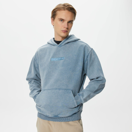 Primitive Euro Vintage Erkek Mavi Hoodie Primitive Euro Vintage Erkek Mavi Hoodie
