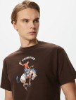 Primitive Badlands HW Erkek Kahverengi T-Shirt Primitive Badlands HW Erkek Kahverengi T-Shirt