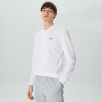 Lacoste Erkek Classic Fit Uzun Kollu Beyaz Polo Lacoste Erkek Classic Fit Uzun Kollu Beyaz Polo