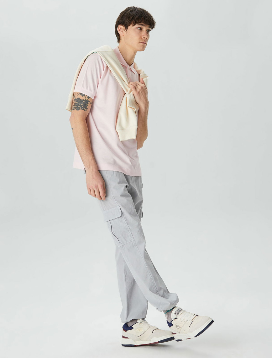 Lacoste L1212 Erkek Pembe Polo Lacoste L1212 Erkek Pembe Polo