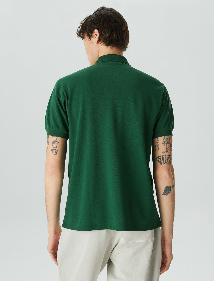 Lacoste L.12.12 Erkek Classic Fit Yeşil Polo Lacoste L.12.12 Erkek Classic Fit Yeşil Polo