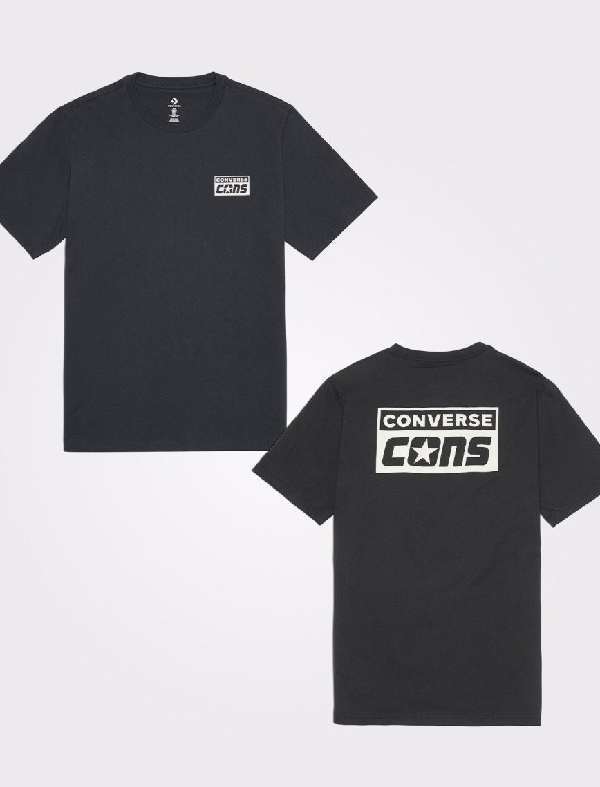 Converse Erkek Grafik Baskılı Siyah T-Shirt Converse Erkek Grafik Baskılı Siyah T-Shirt