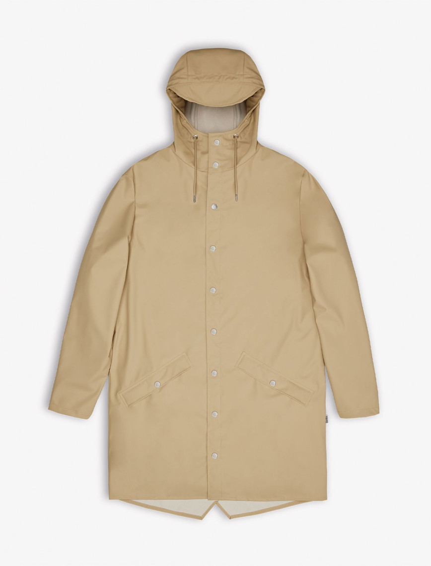 Rains Long Unisex Bej Yağmurluk Rains Long Unisex Bej Yağmurluk