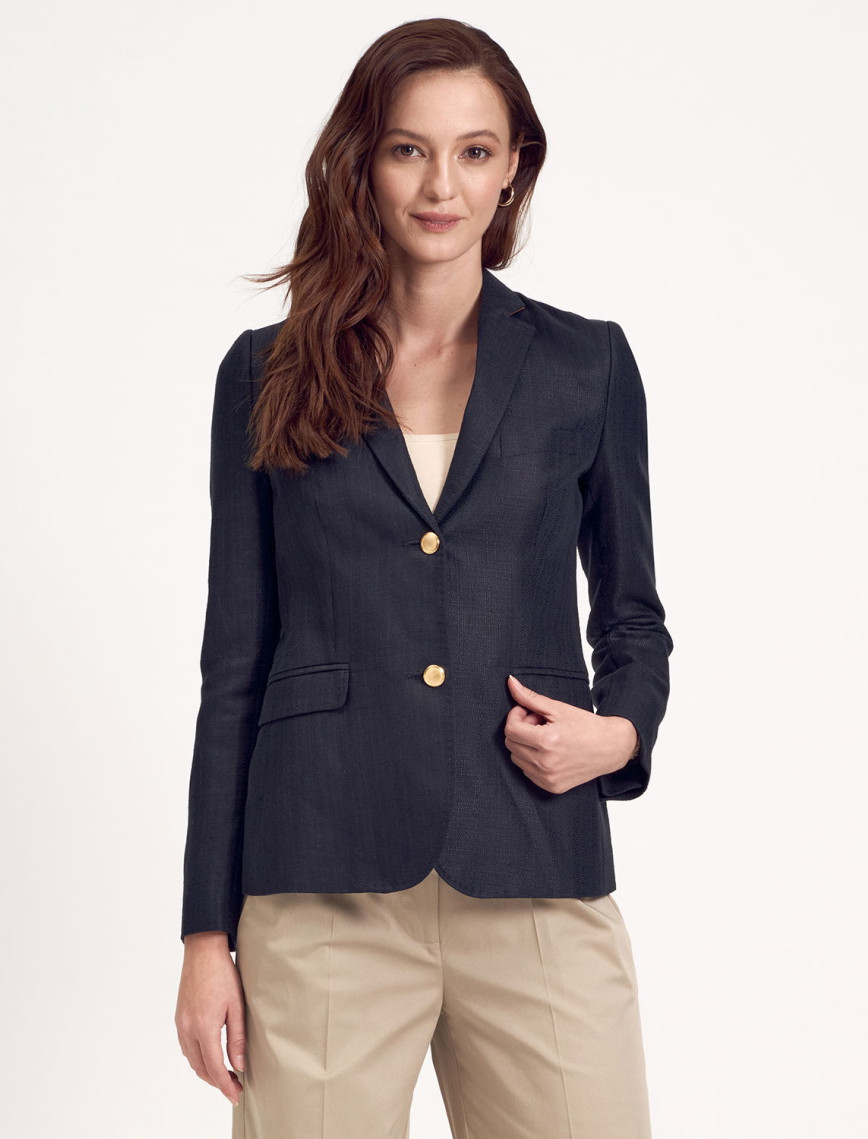 Lacivert Klasik Kadın Ceket Lacivert Klasik Kadın Ceket