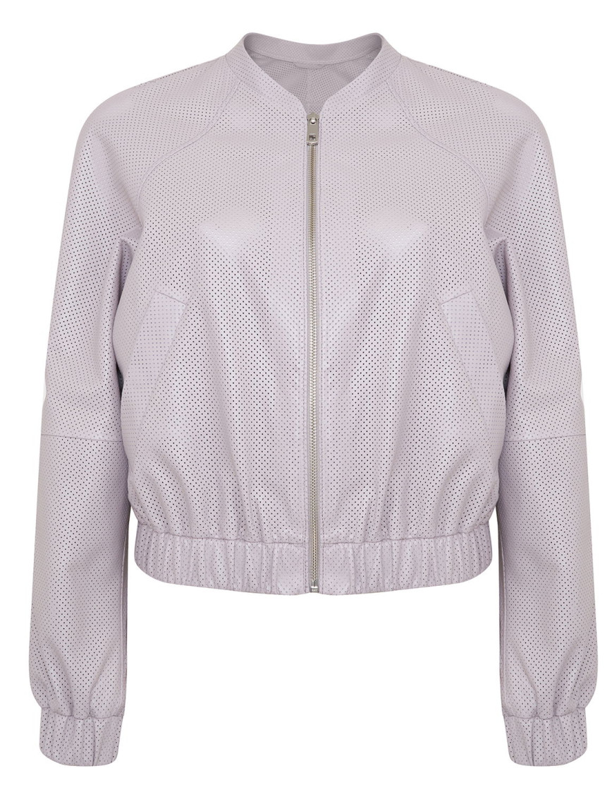 Iniga Light Rose Kadın Perforeli Deri Bomber Ceket Iniga Light Rose Kadın Perforeli Deri Bomber Ceket